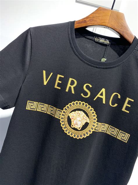 replica versace shirts mens|Versace T.